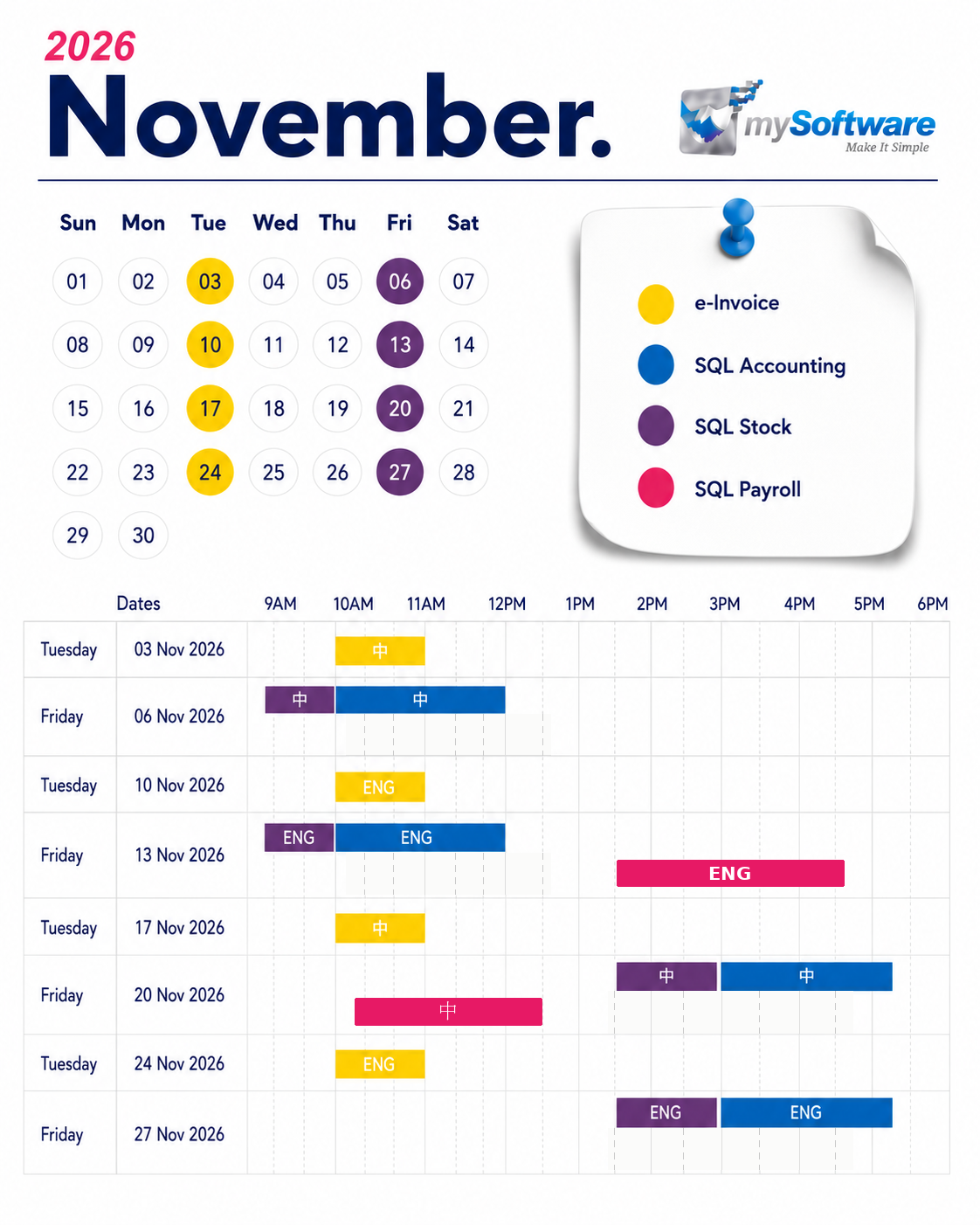 NOVEMBER ONLINE TRAINING CLASS Online Training 2025 Schedule Calendar